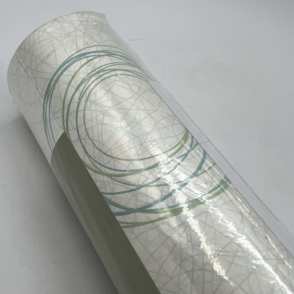 Brewster PaperPro Non Woven Wallpaper Blue Green Atomic Circles Geometric FD6217
